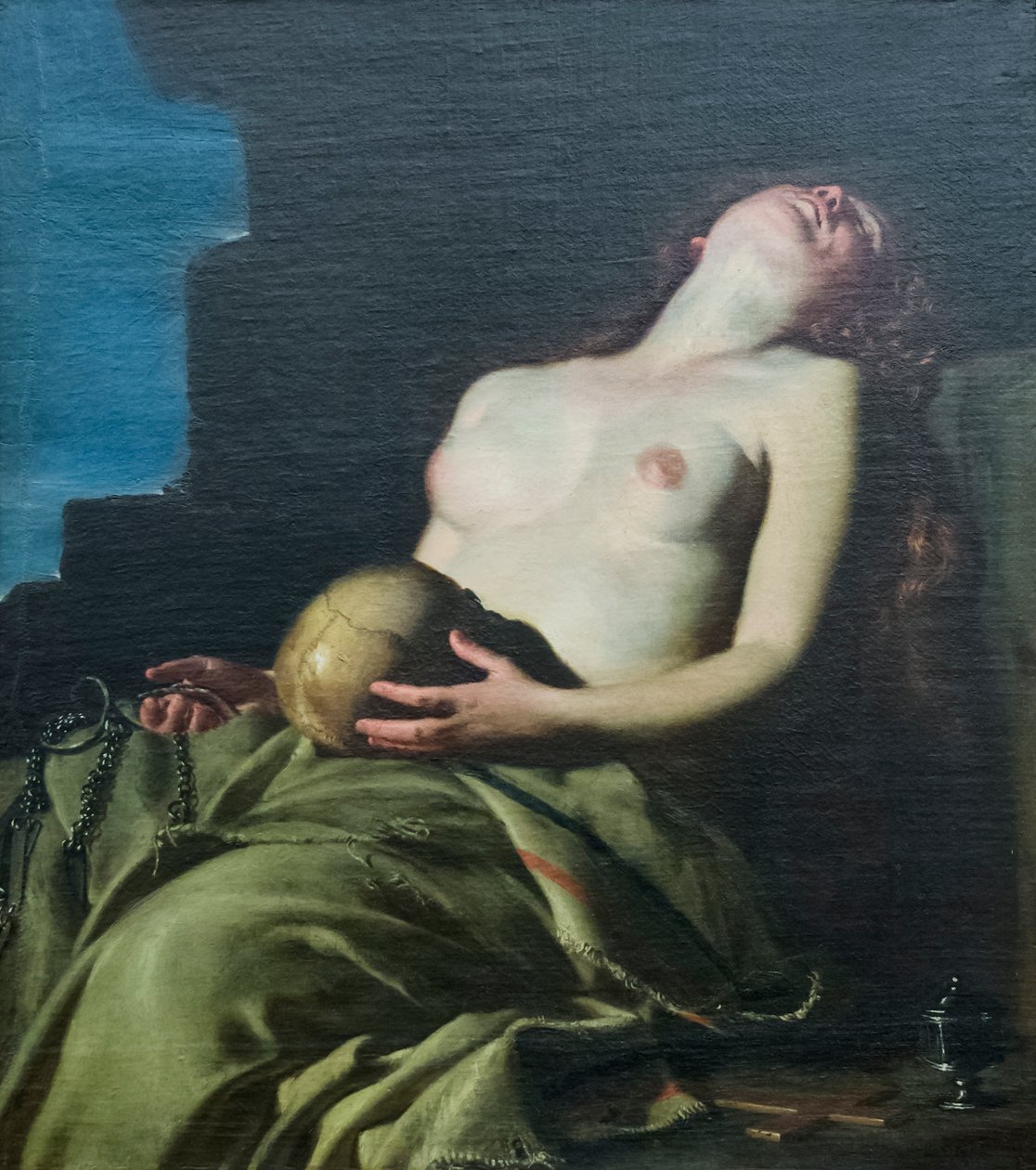 Heilige Maria Magdalena berouwvol door Guido Cagnacci