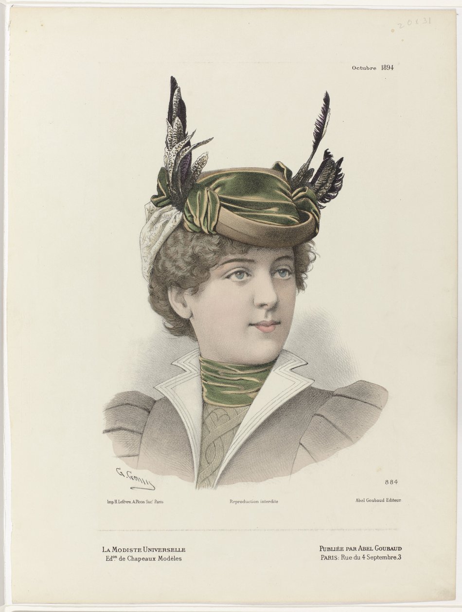 La Modiste Universelle, oktober 1894, No. 884 door Guido Gonin