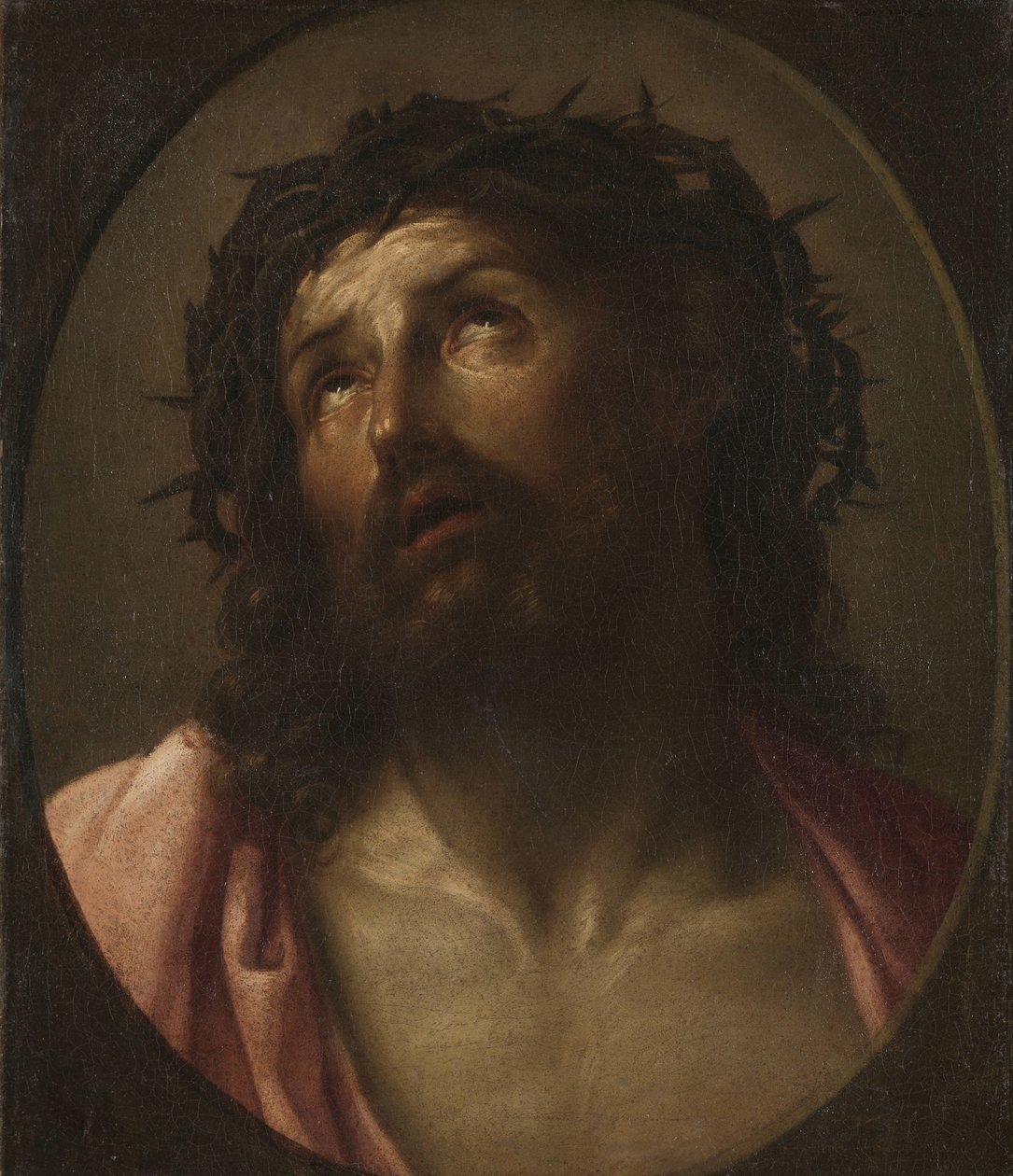 Man van smarten door Guido Reni (follower of)