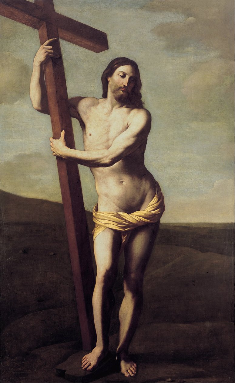 Christus omarmt het kruis door Guido Reni