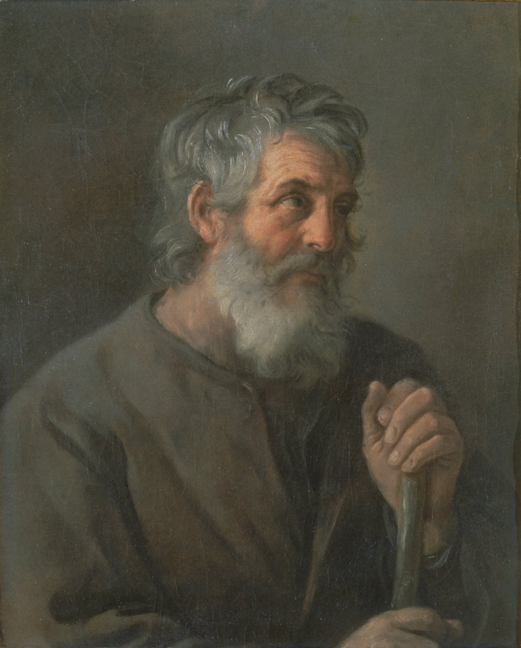 Portret van een oude man door Guido Reni