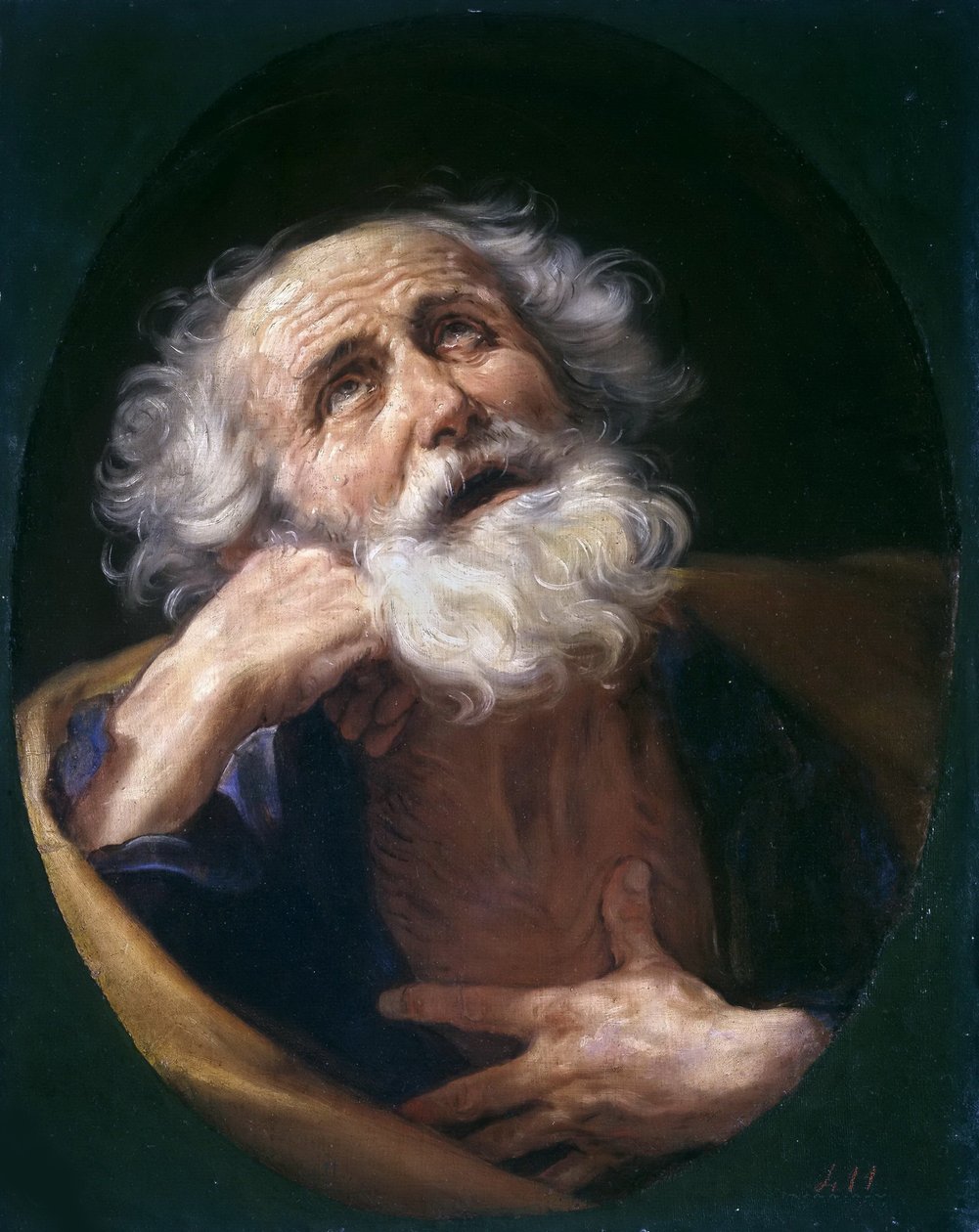Sint Petrus, ca. 1617 door Guido Reni