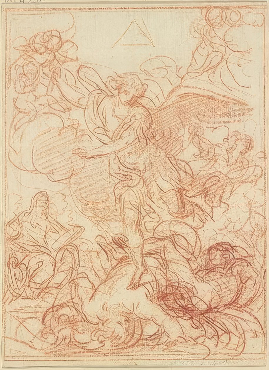 Sint-Michiel verslaat de duivel door Guido Reni