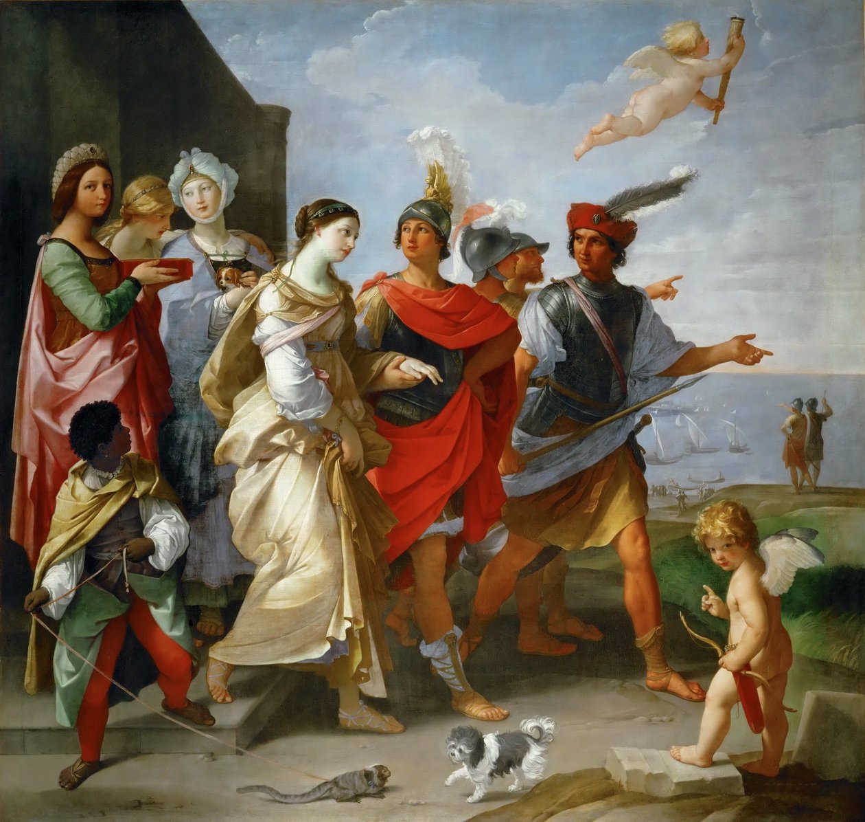 De Ontvoering van Helena, ca. 1626-1629 door Guido Reni