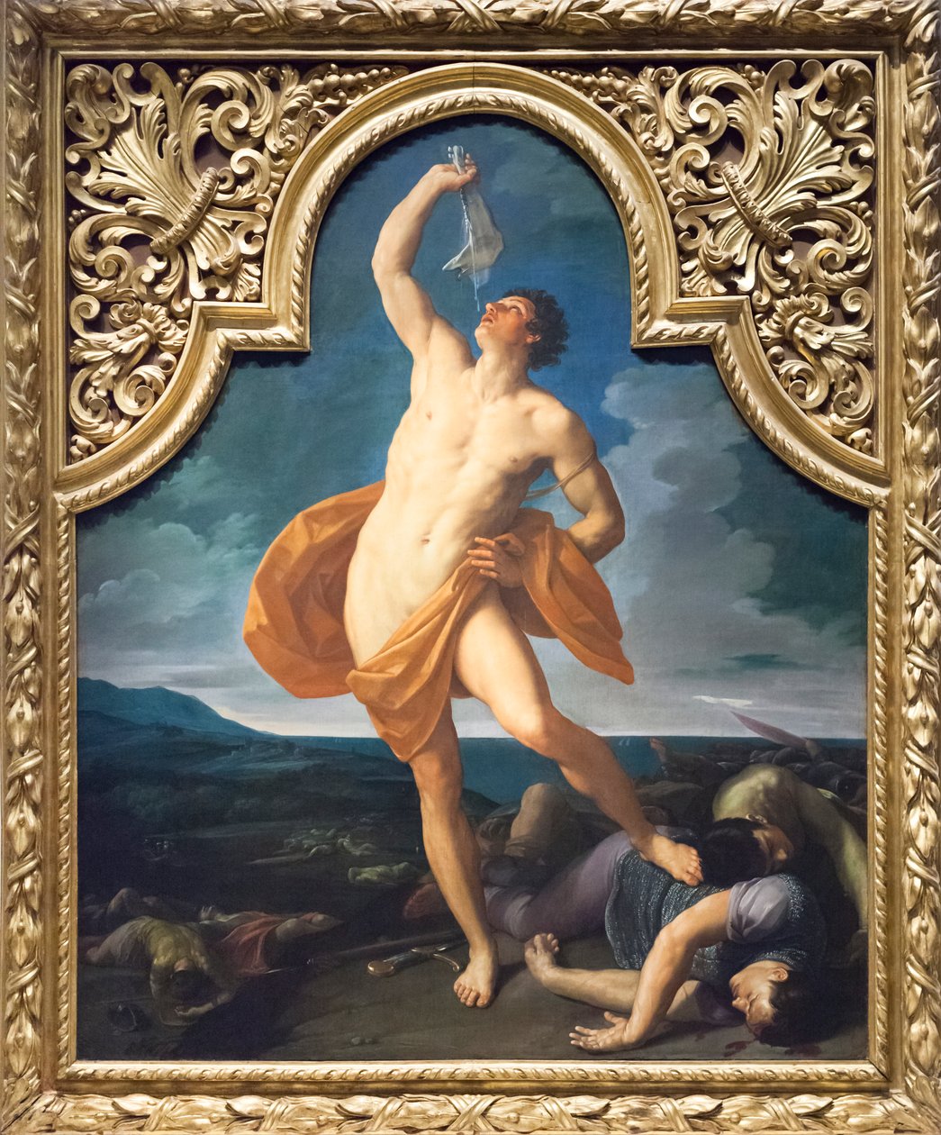 De zegevierende Samson door Guido Reni