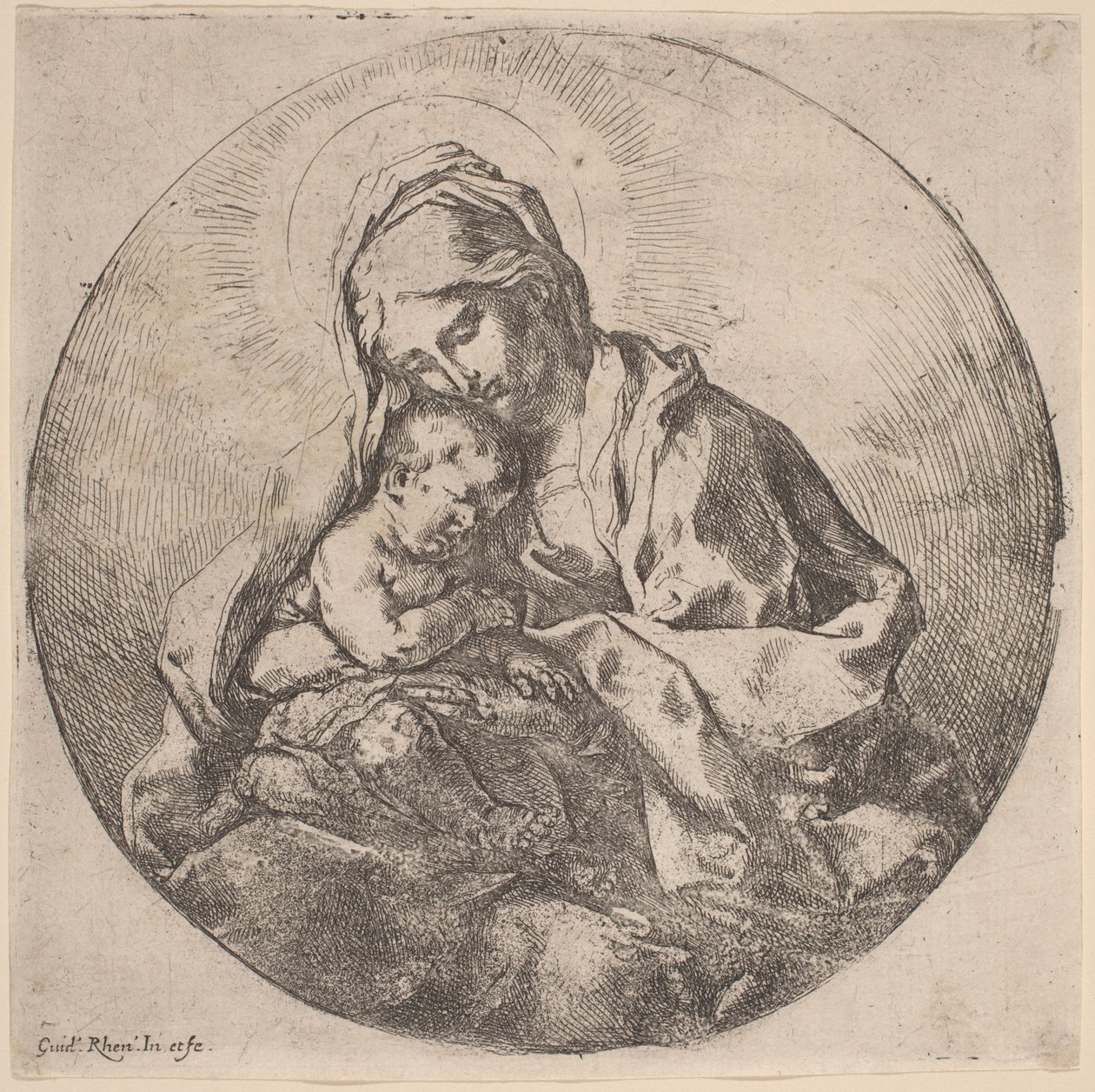 Maagd en Kind door Guido Reni