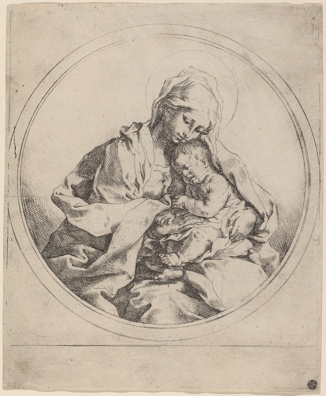 Maagd en Kind door Guido Reni