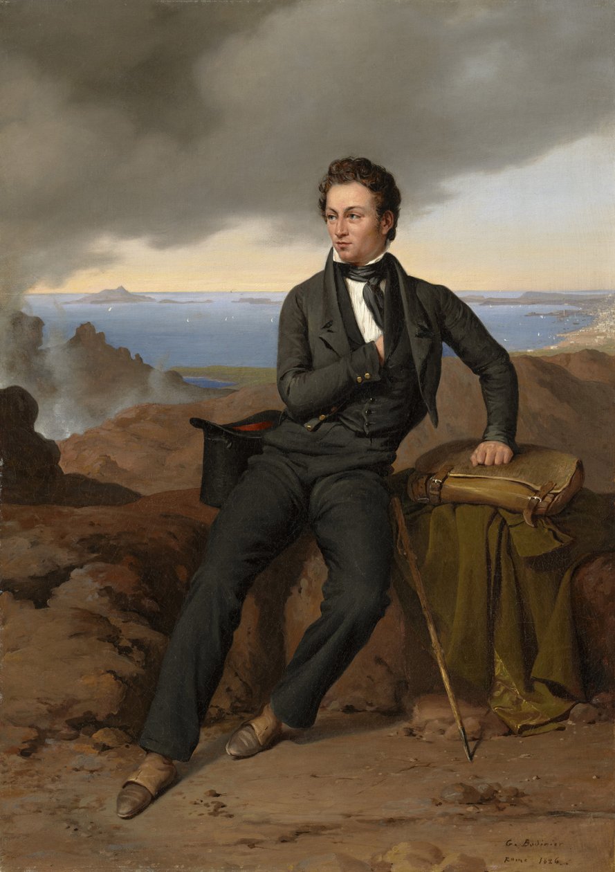 Portret van Theodore Jubin, 1826 door Guillaume Bodinier