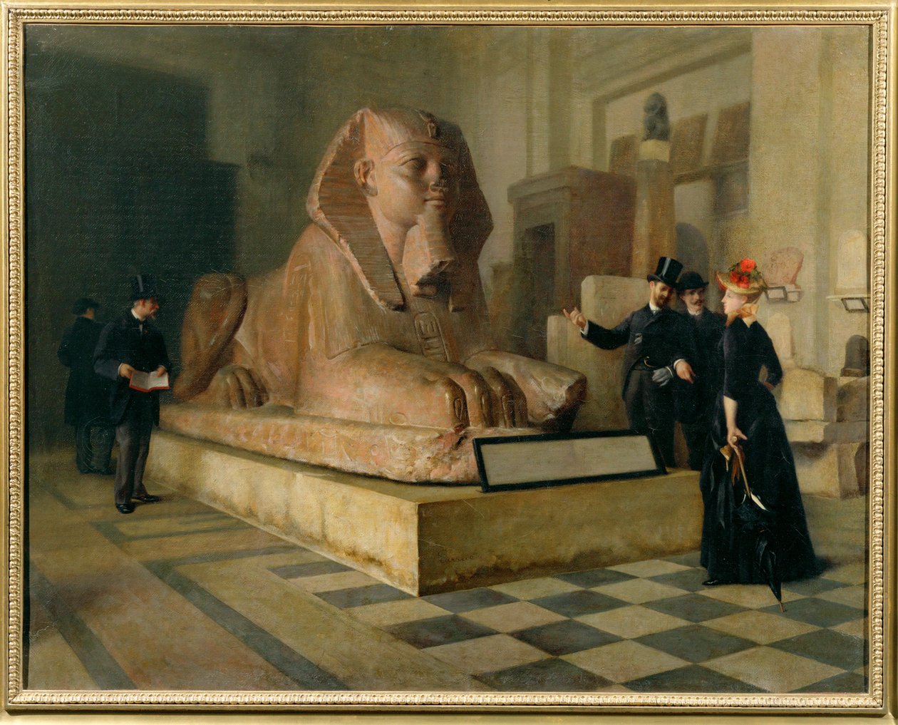Egyptische kamer in het Louvre ... door Guillaume Larrue
