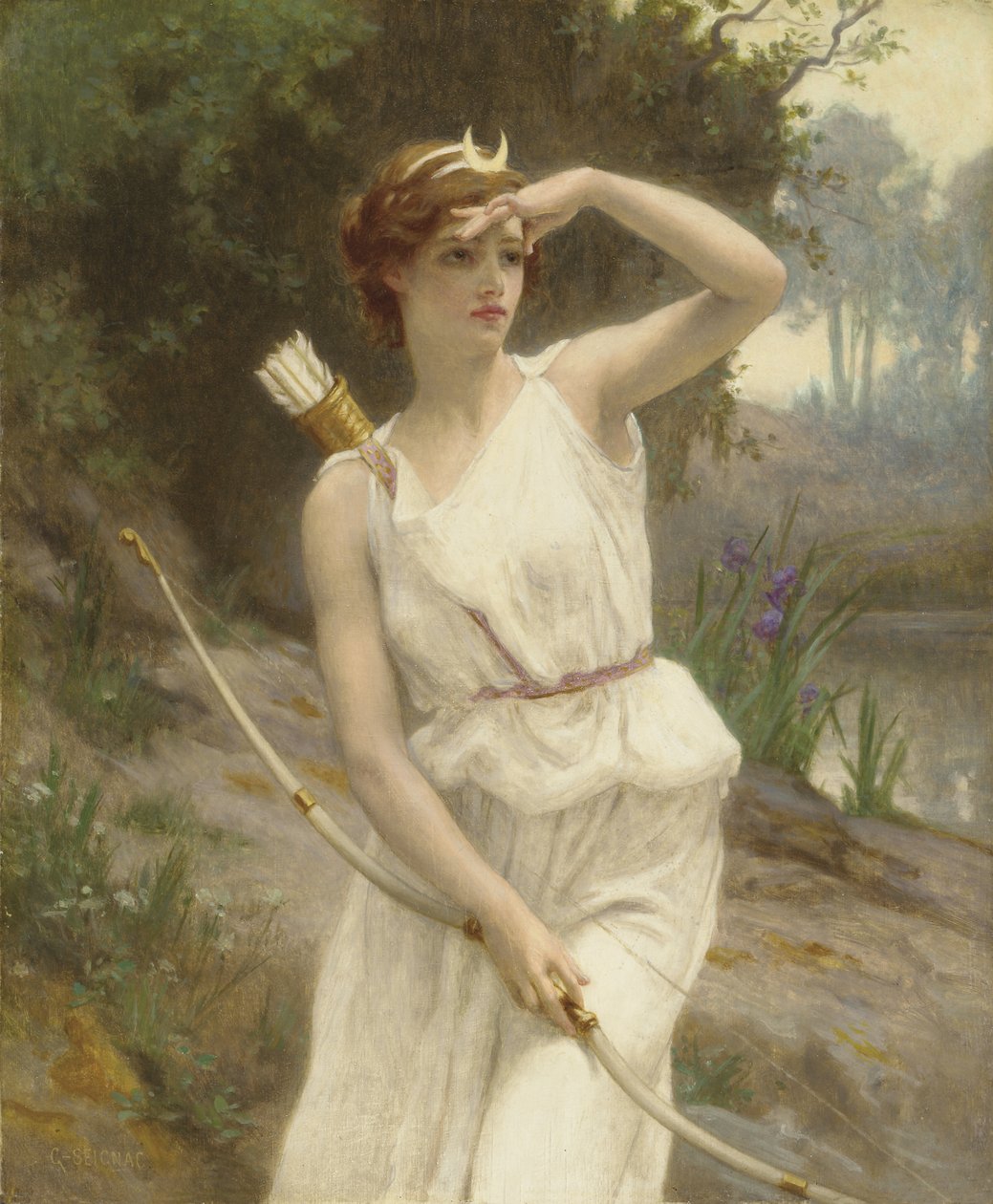 Diana, de jageres door Guillaume Seignac