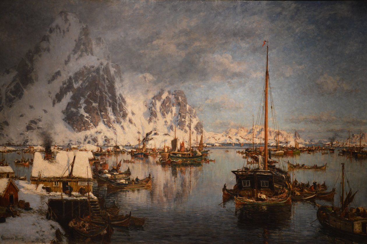 Van Svolvær door Gunnar Berg