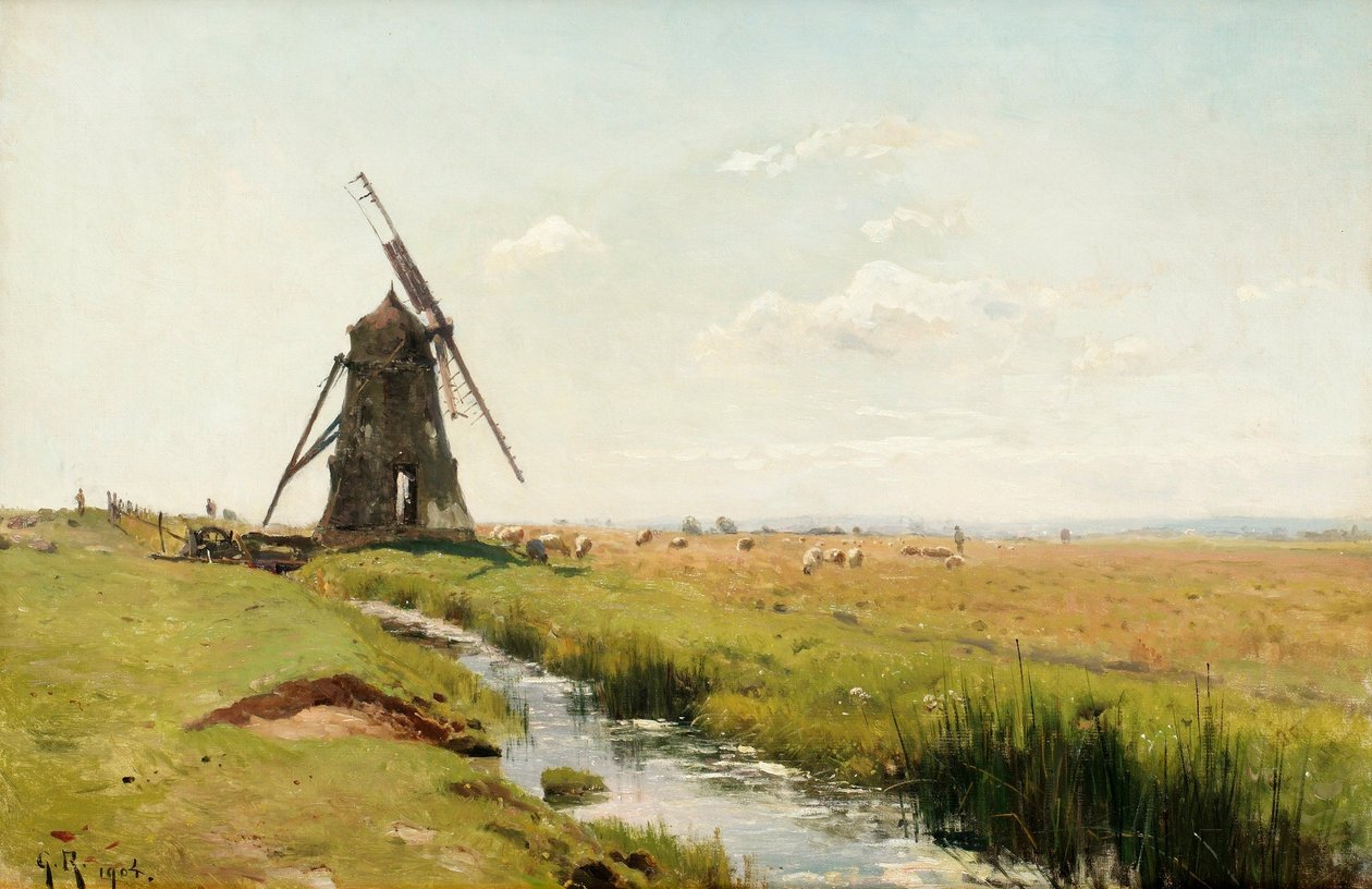 Mollan op de vlakte door Gustaf Rydberg