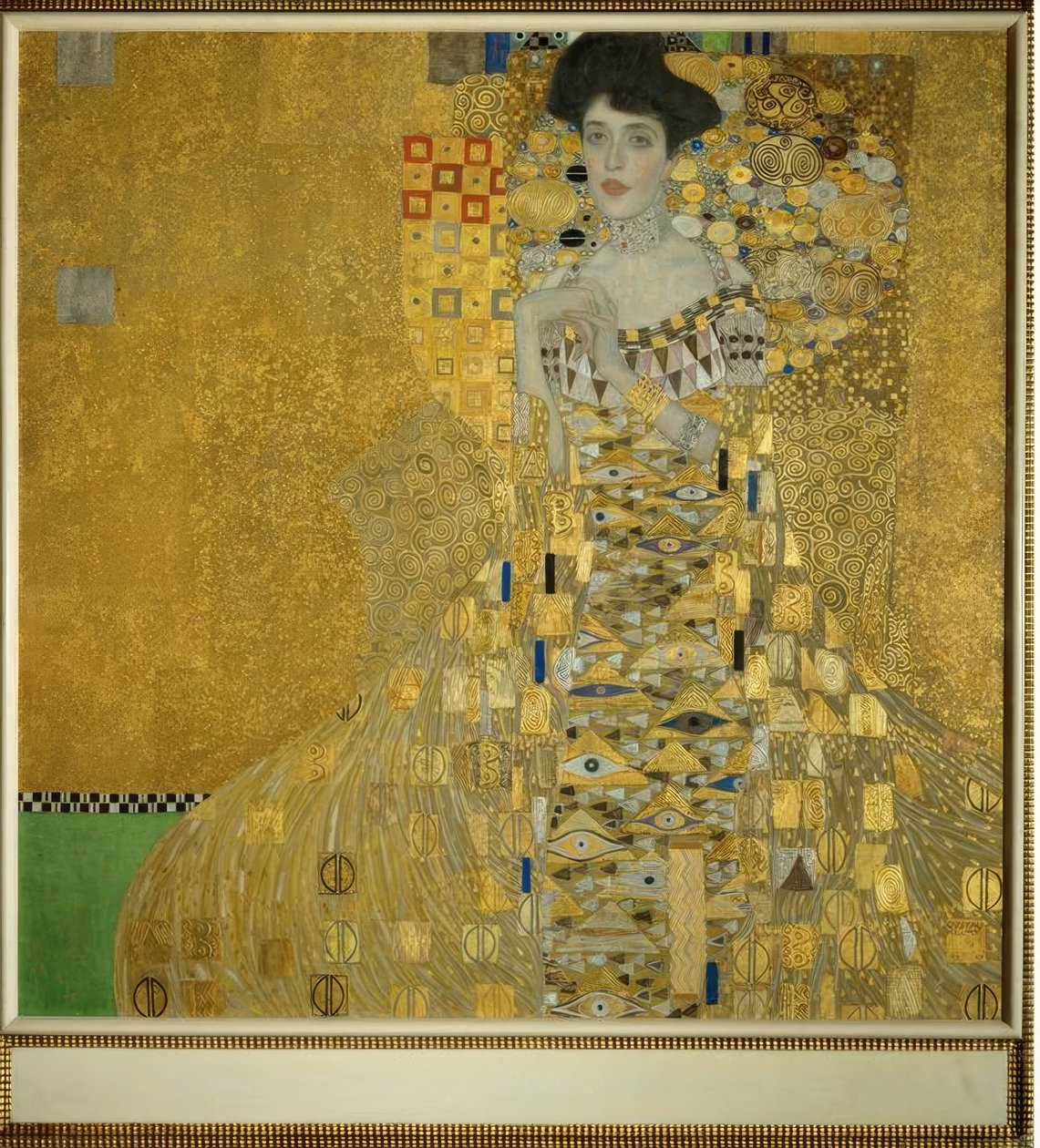 Adele Bloch-Bauer I door Gustav Klimt