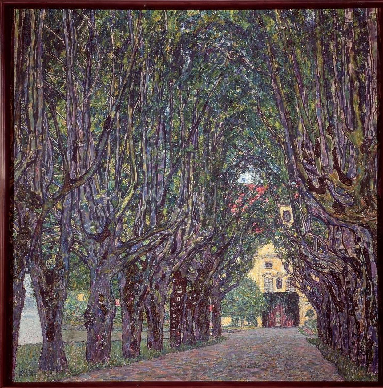 Laan in het herenhuis Kammer, Opper-Oostenrijk door Gustav Klimt
