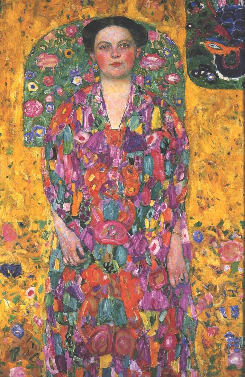 Portret van Eugenia Primaesi door Gustav Klimt