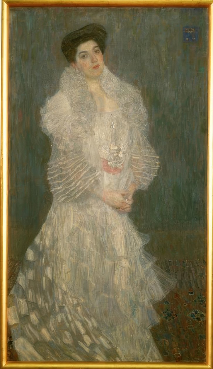 Portret van Hermine Gallia door Gustav Klimt