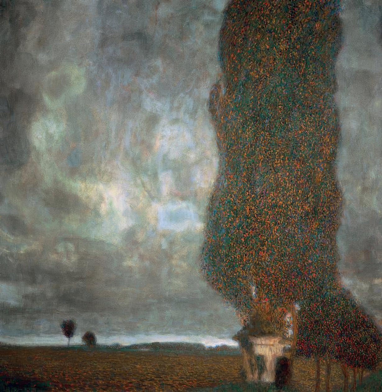 De grote populier II door Gustav Klimt