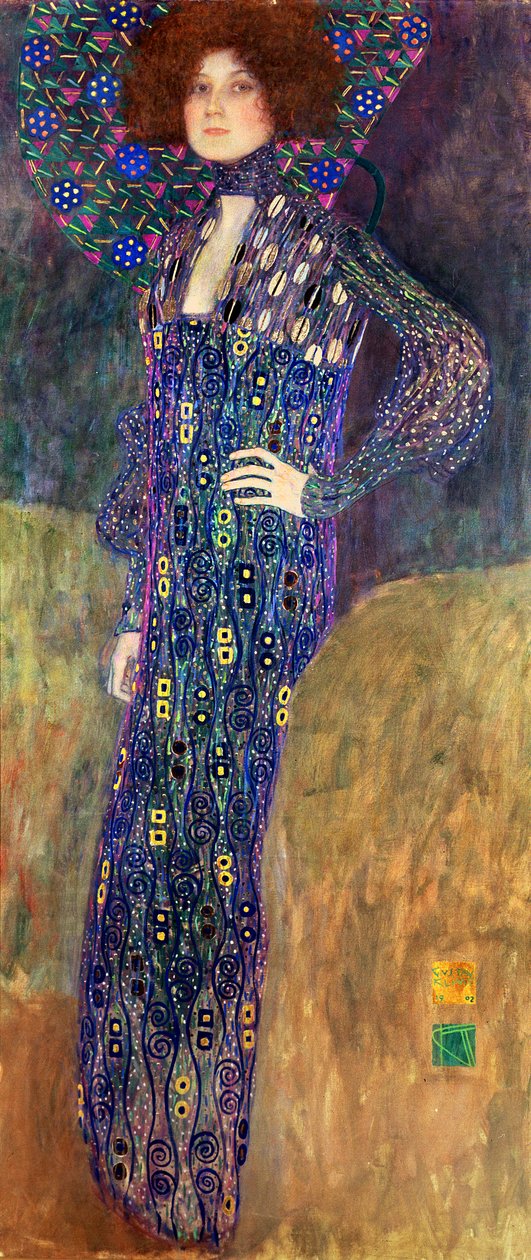 Emilie Floege, 1902 door Gustav Klimt