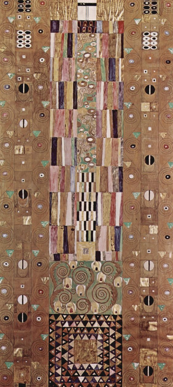 Ontwerp voor de muurschildering in het Stocletpaleis in Brussel, Gouden Ridder door Gustav Klimt