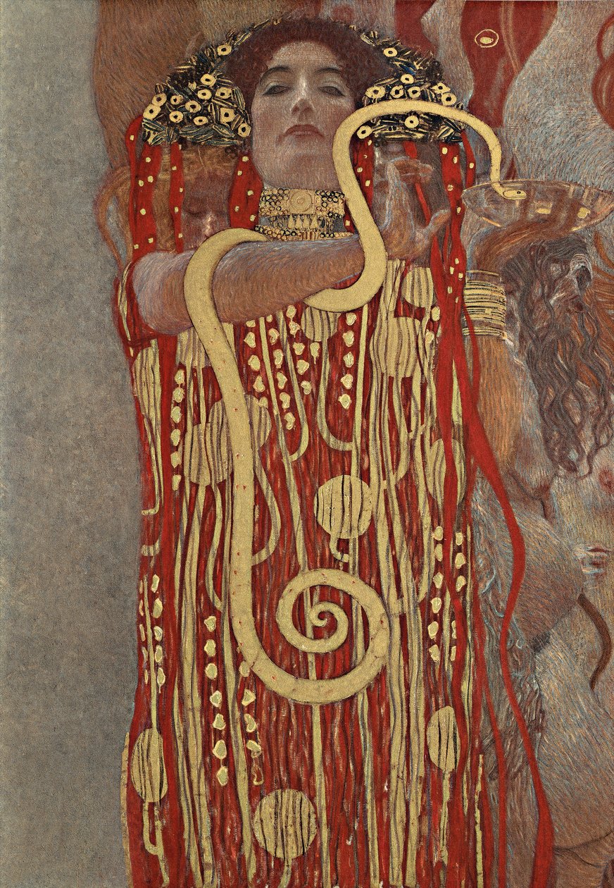 Hku Klimt Hygieia door Gustav Klimt