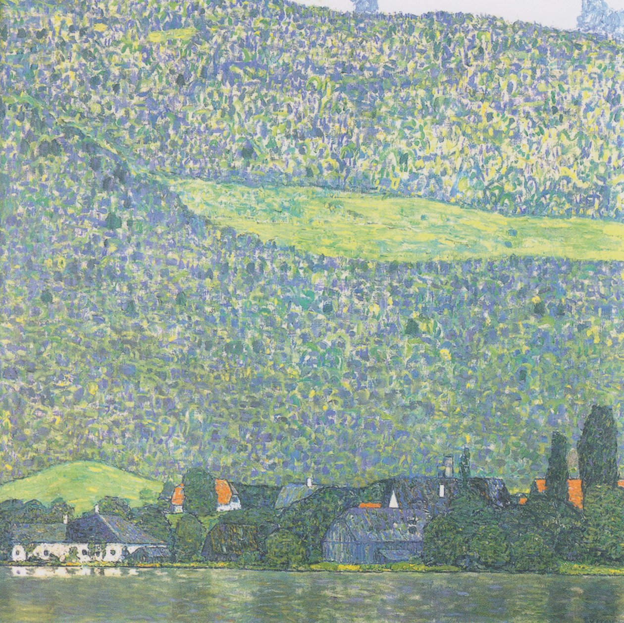Litzlberg am Attersee door Gustav Klimt