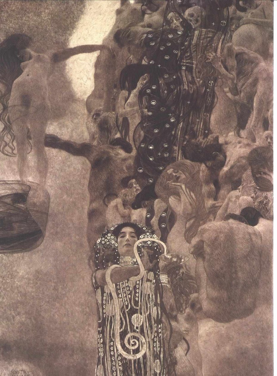 Geneeskunde door Gustav Klimt