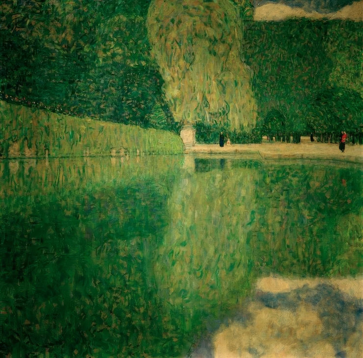 Schönbrunn Park door Gustav Klimt
