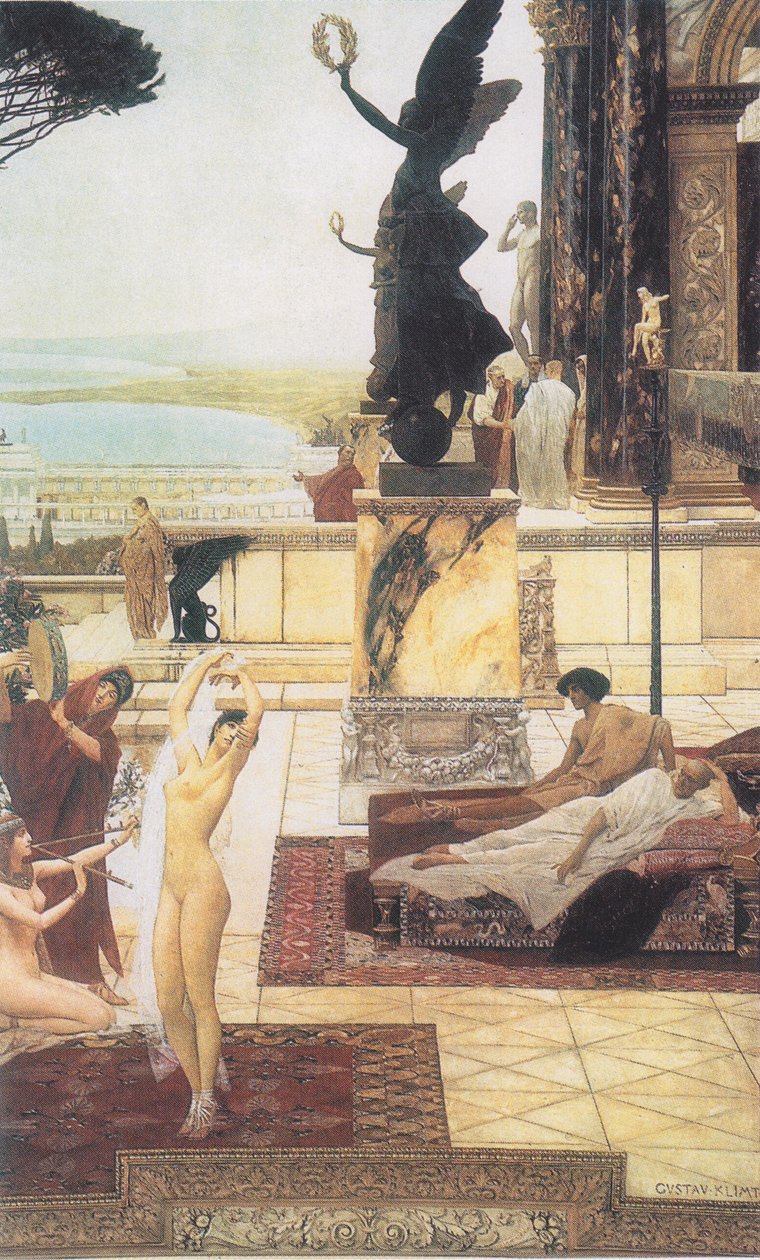Theater in Taormina door Gustav Klimt