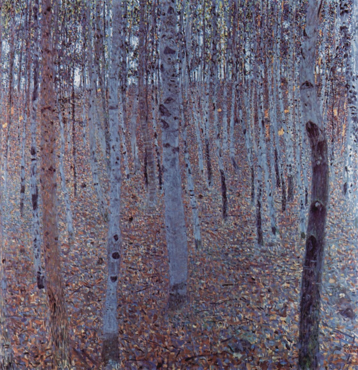 Beukenbos door Gustav Klimt