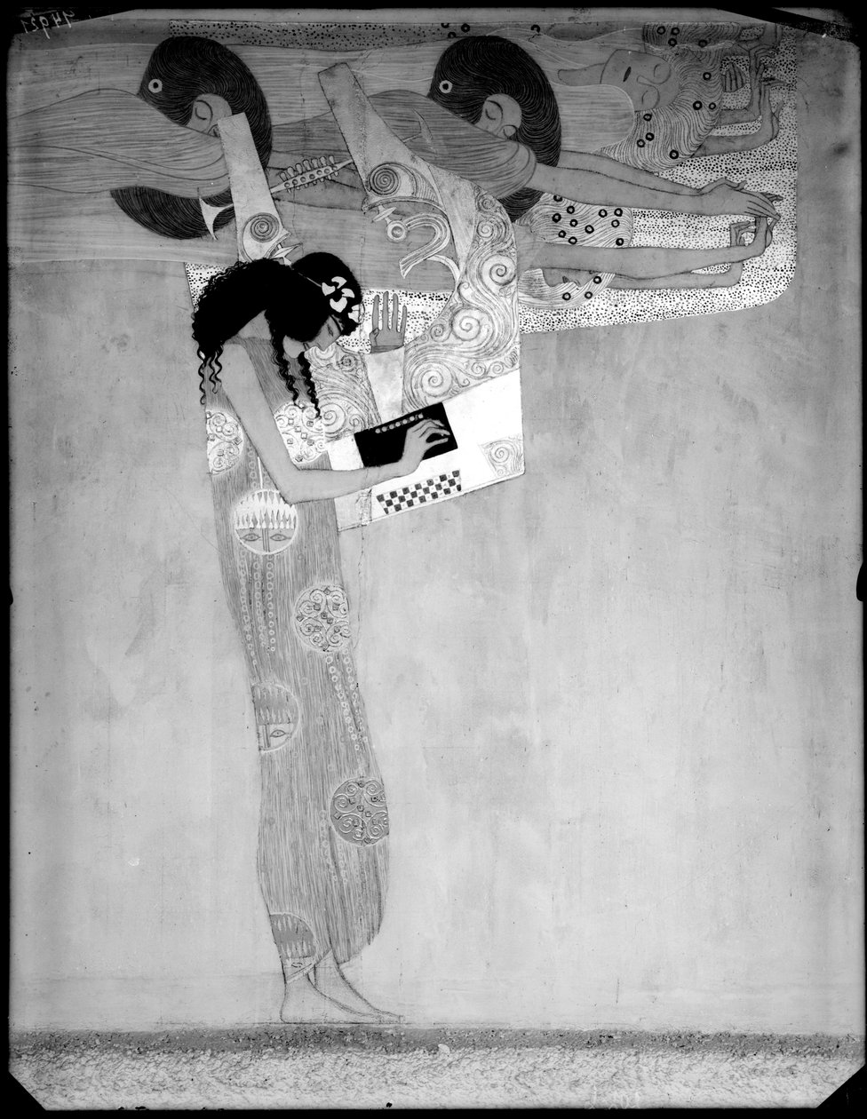 14e tentoonstelling van de Weense Secession door Gustav Klimt