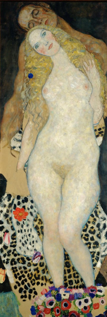 Adam en Eva, 1918 door Gustav Klimt