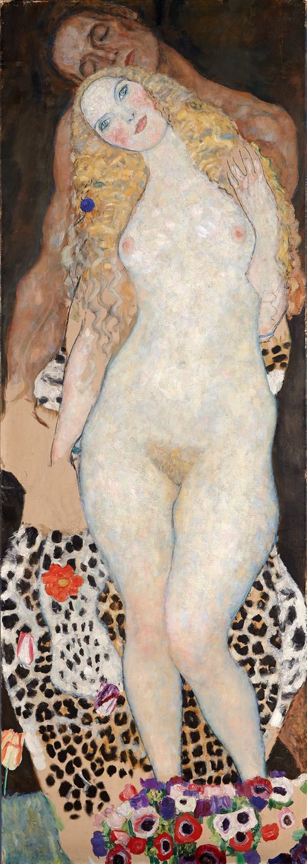 Adam en Eva door Gustav Klimt