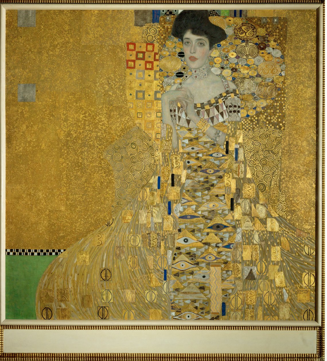 Adele Bloch-Bauer I door Gustav Klimt