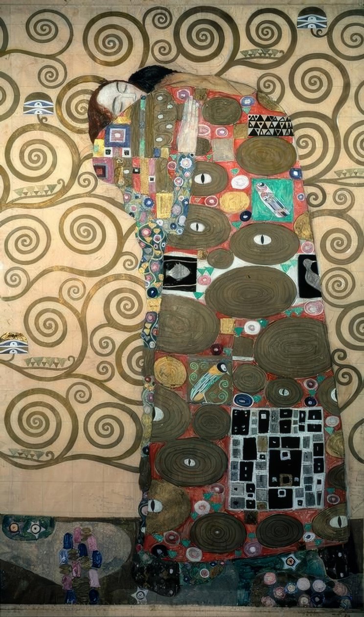 De vervulling door Gustav Klimt
