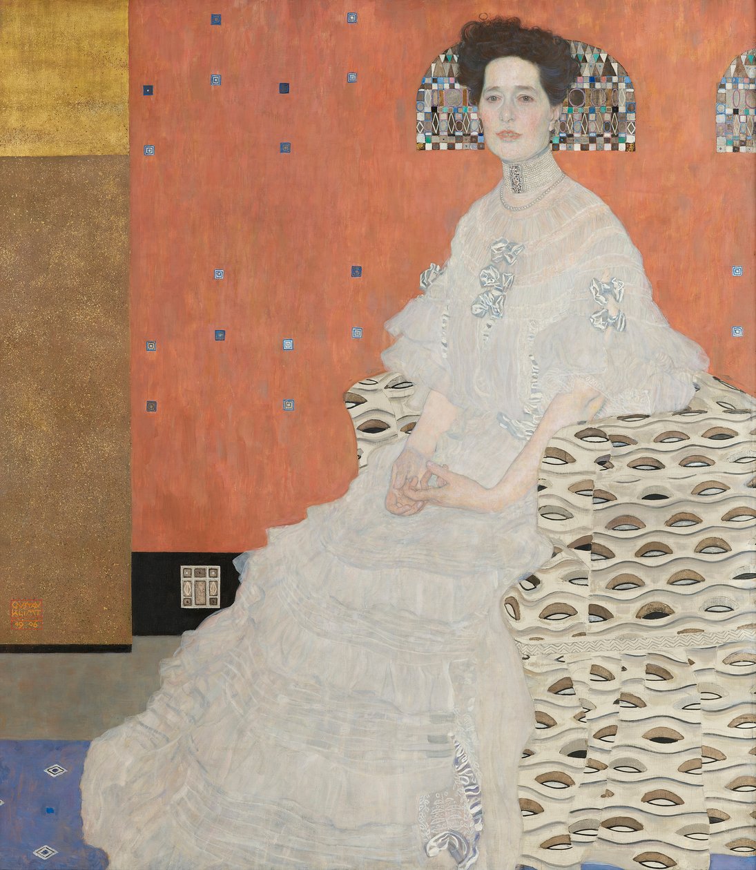 Fritza von Riedler door Gustav Klimt