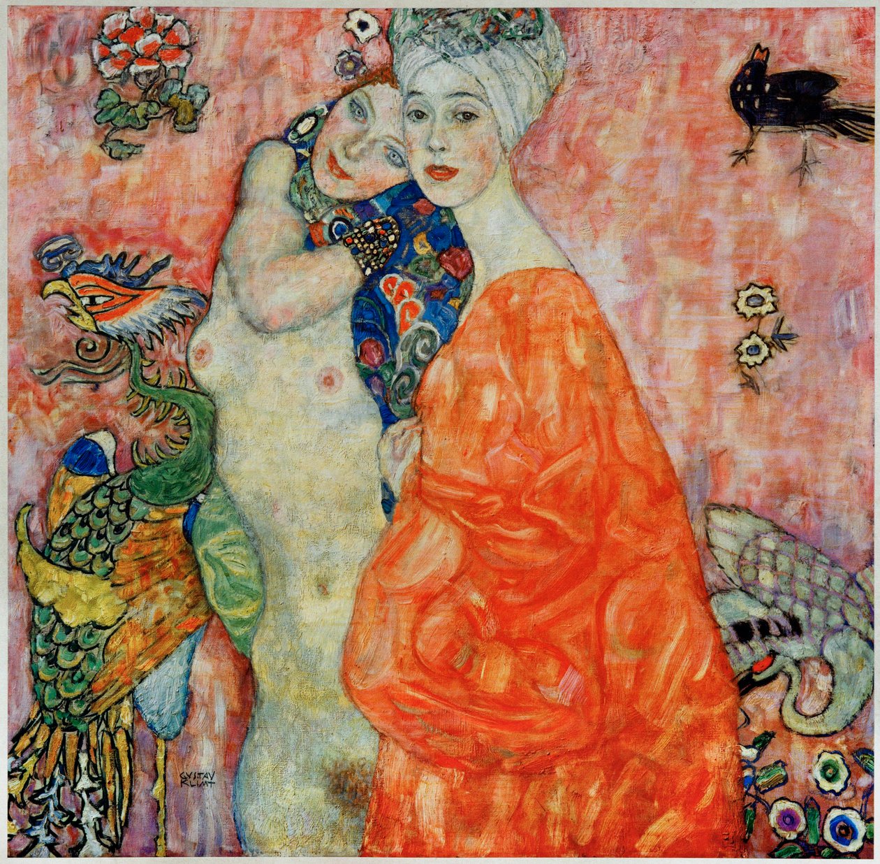 Vriendinnen door Gustav Klimt