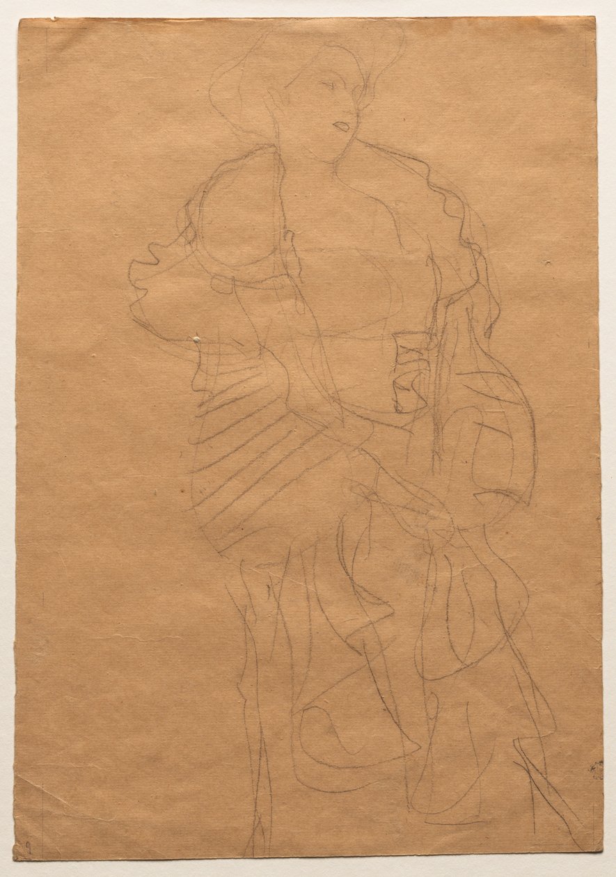 Hermine Gallia, ca. 1903 door Gustav Klimt
