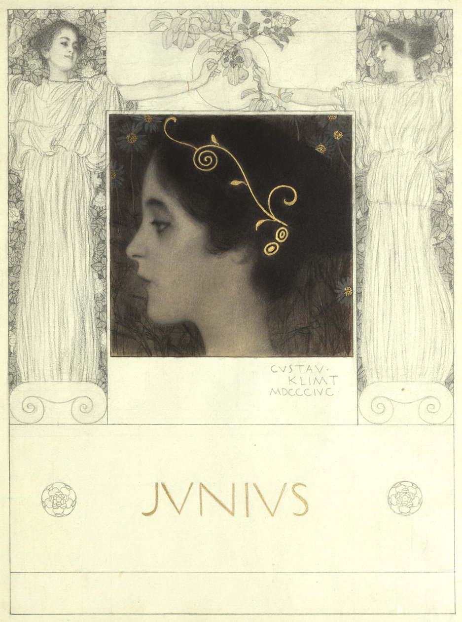 Junius door Gustav Klimt