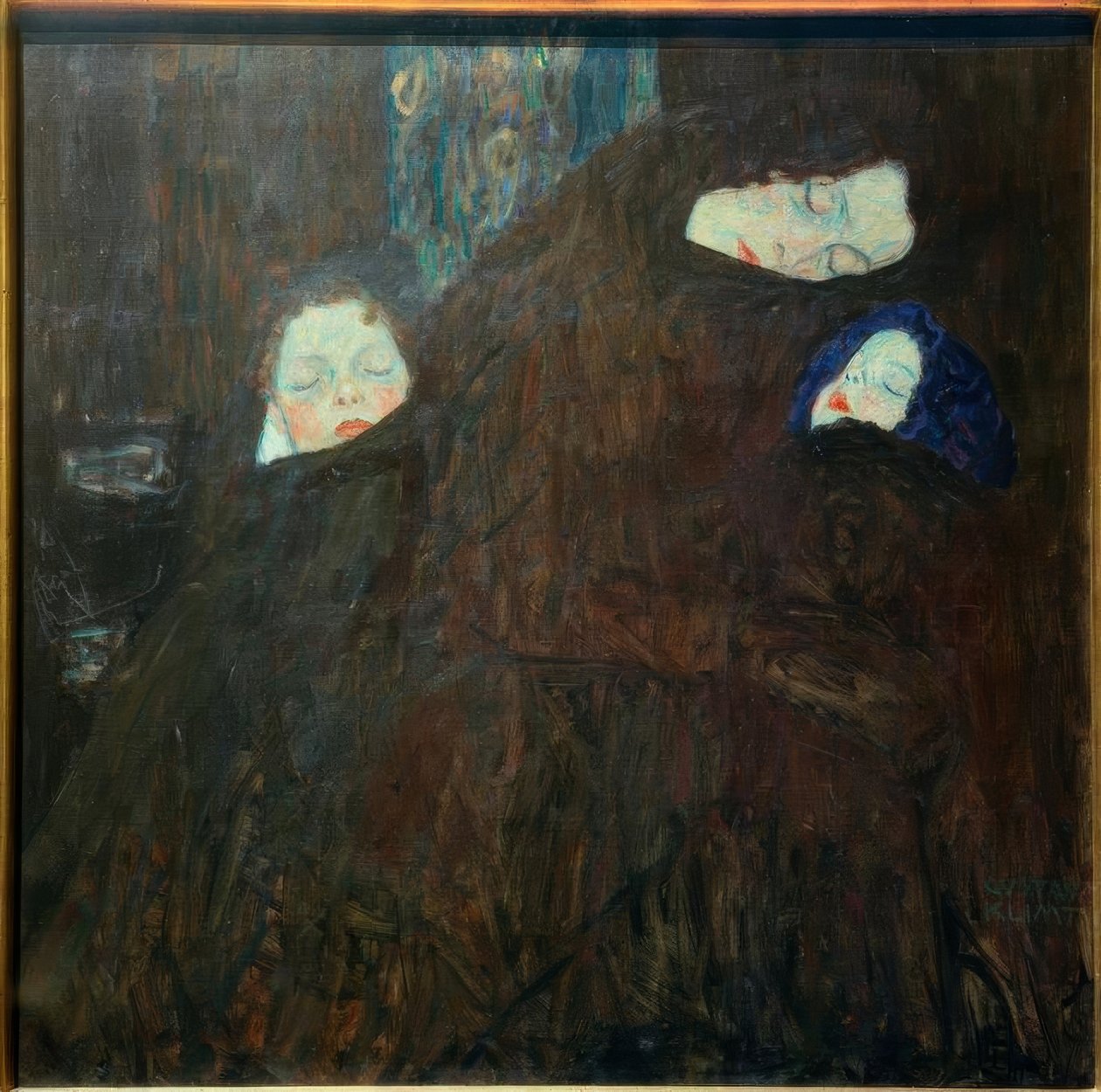 Moeder met kinderen door Gustav Klimt