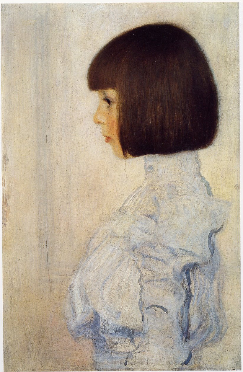 Portret van Helene Klimt door Gustav Klimt