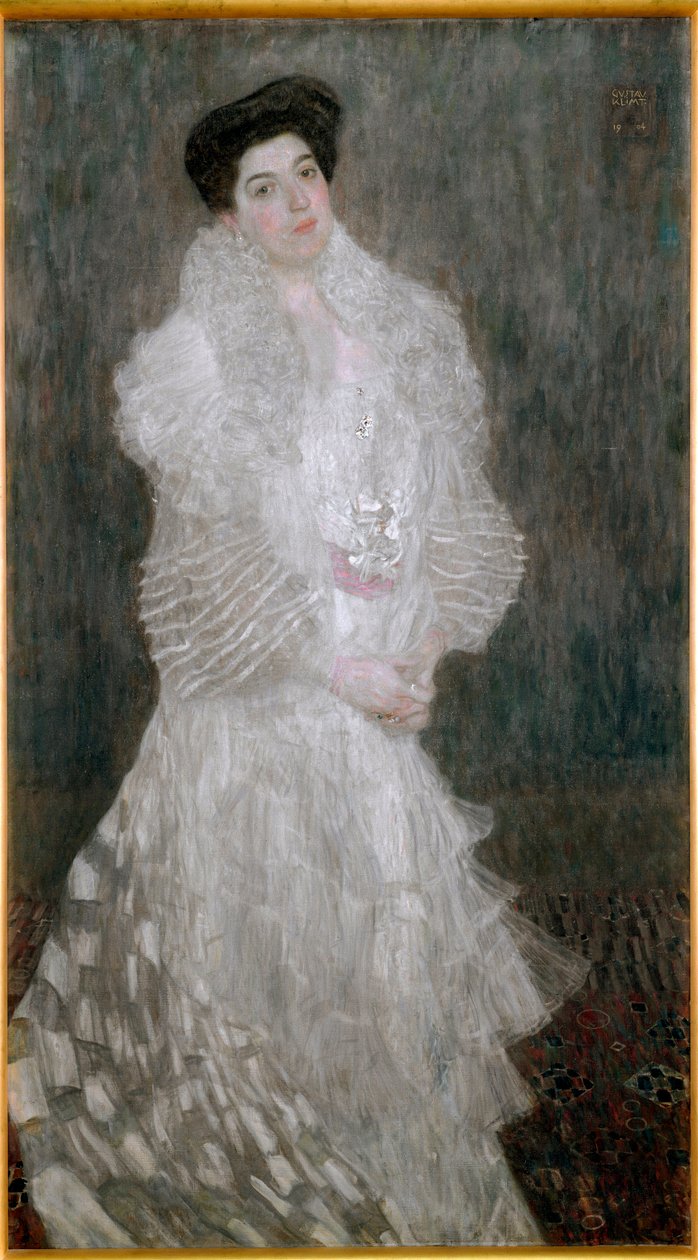 Portret van Hermine Gallia door Gustav Klimt