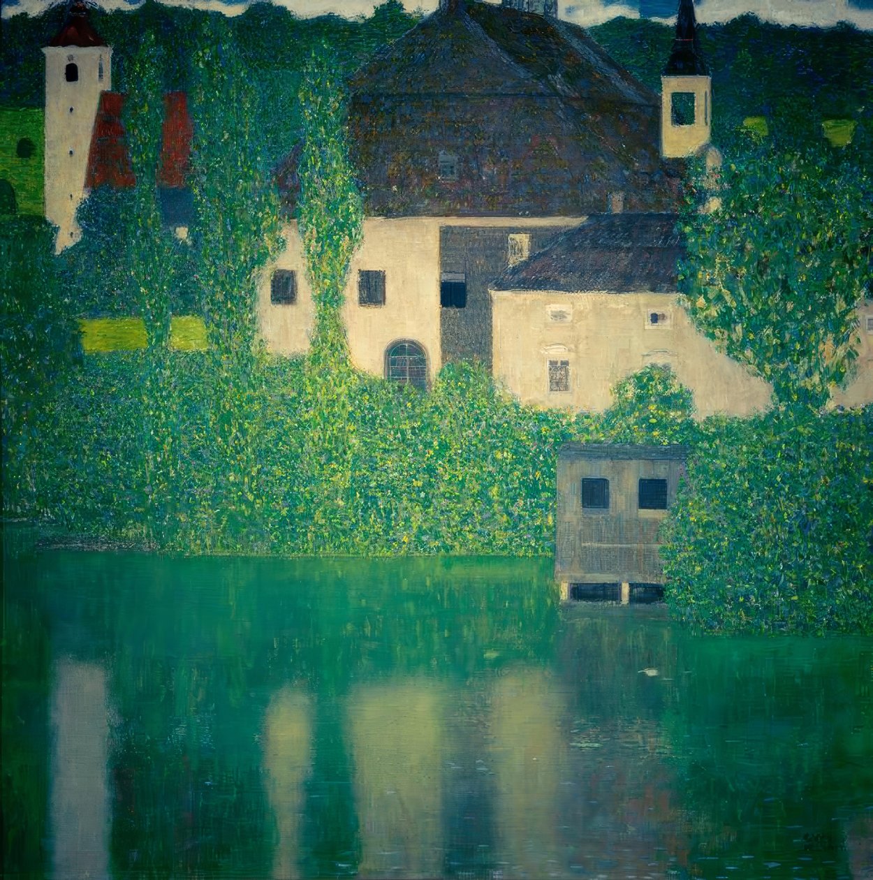 Schloss Kammer am Attersee I door Gustav Klimt