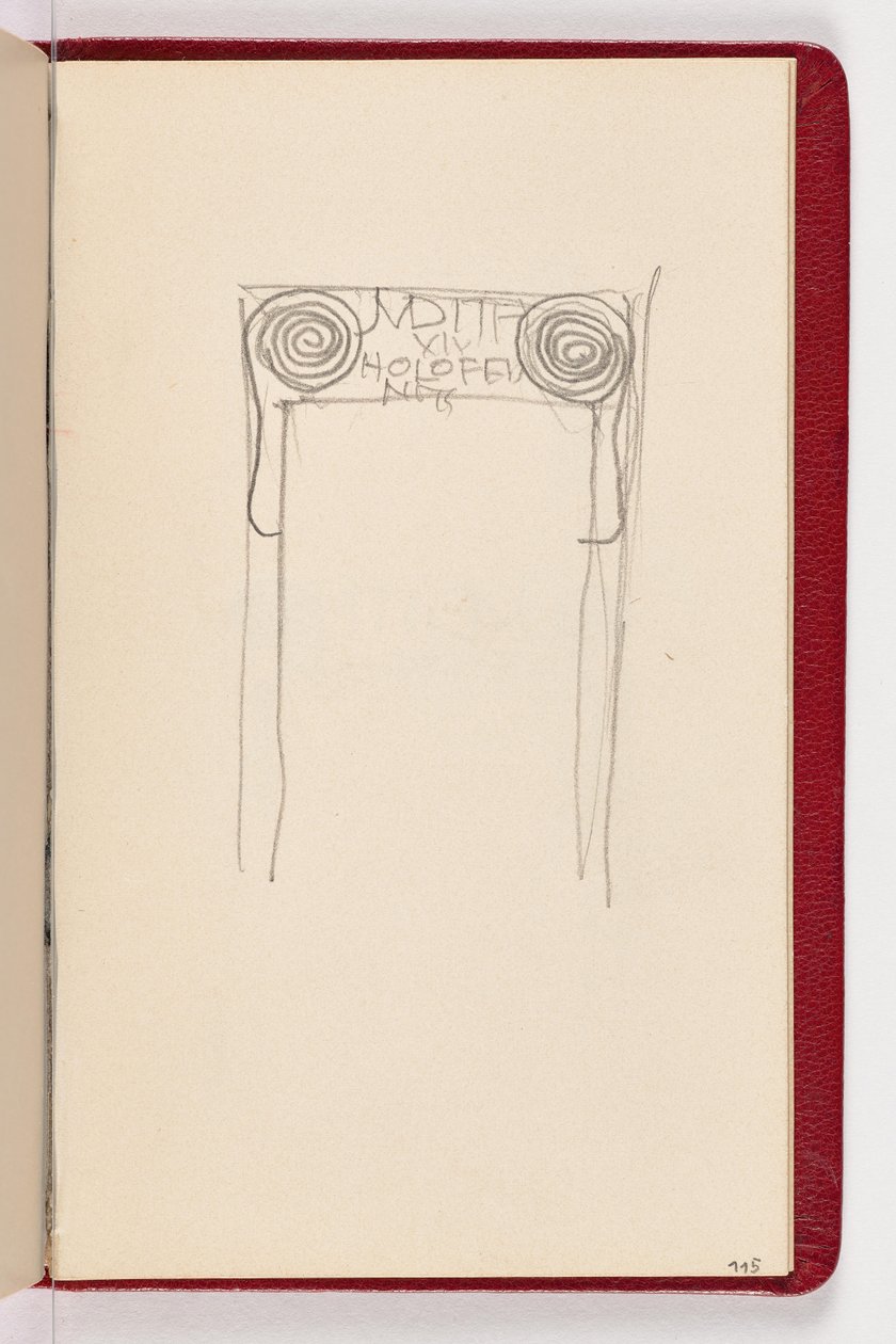 Pagina 115 door Gustav Klimt