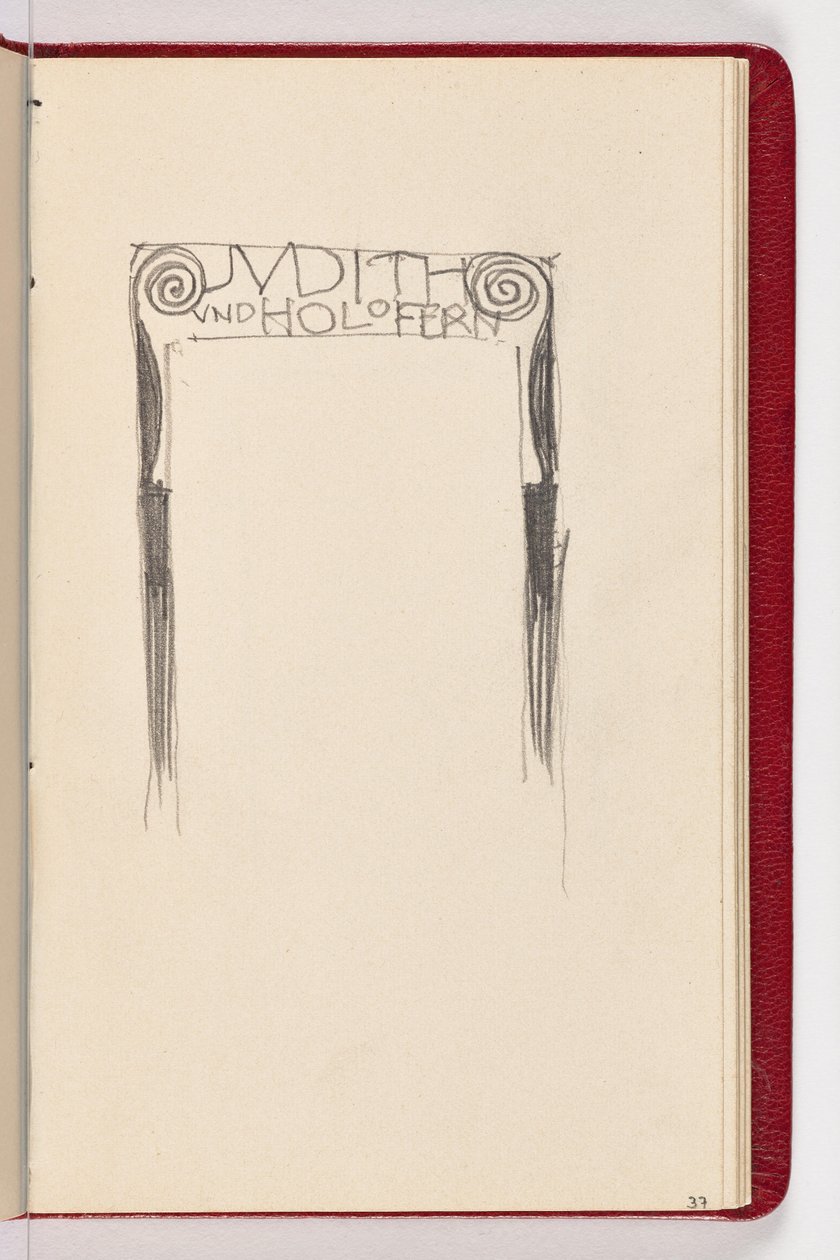 Pagina 37 door Gustav Klimt