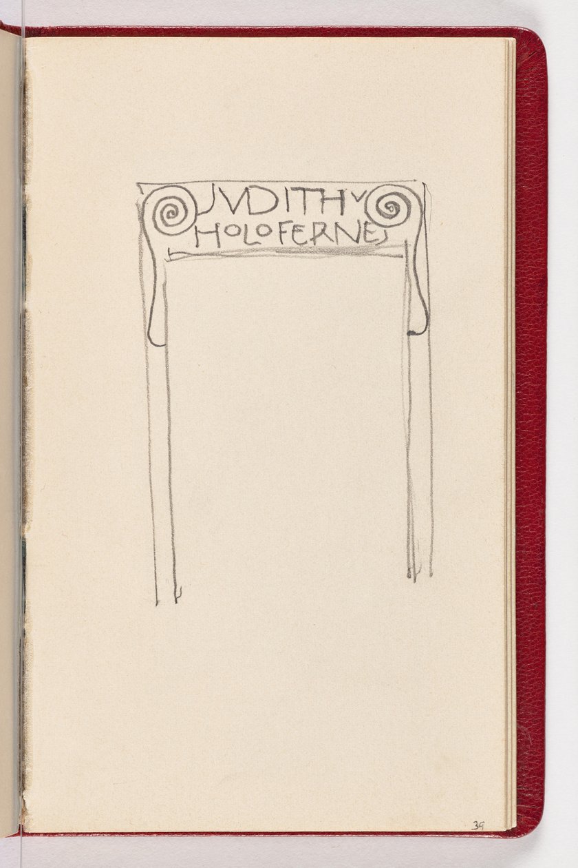 Pagina 39 door Gustav Klimt