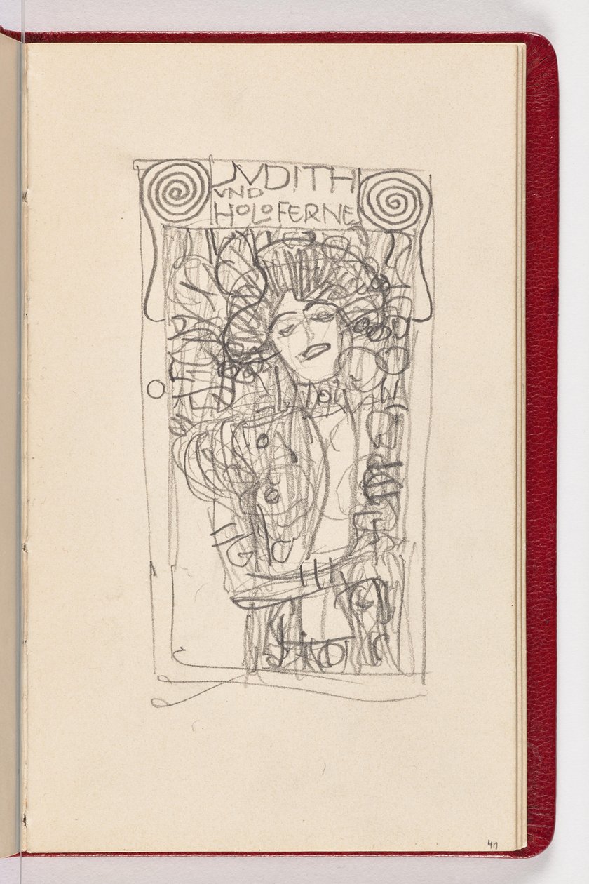 Pagina 41 door Gustav Klimt