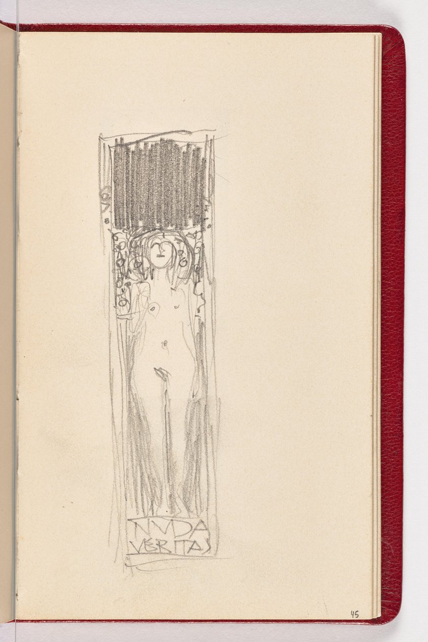 Pagina 45 door Gustav Klimt