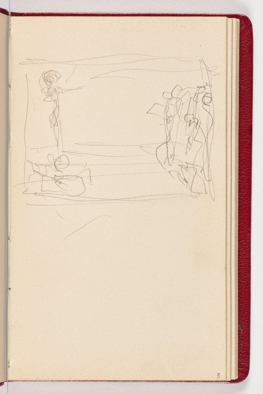 Pagina 5 door Gustav Klimt