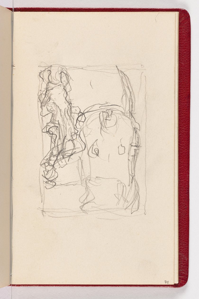 Pagina 71 door Gustav Klimt