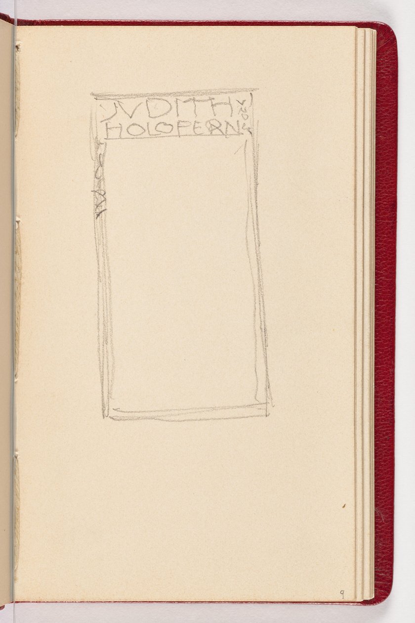 Pagina 9 door Gustav Klimt